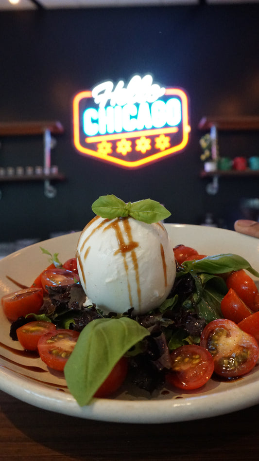 Burrata Garden Salad (V)